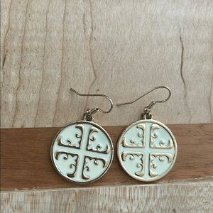 Jerusalem cross earrings 
Offers welcome!